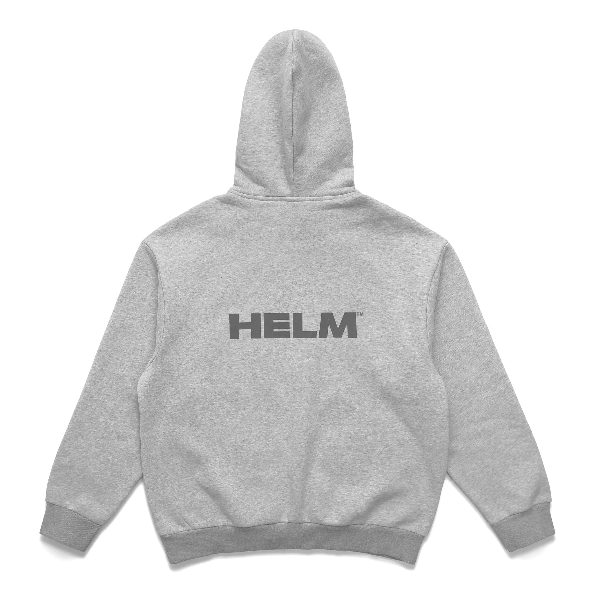 Block Logo Hoodie | Heather Grey