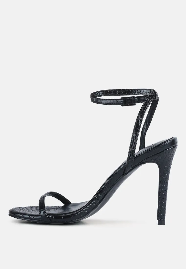 Blondes Croc High Heeled Sandal