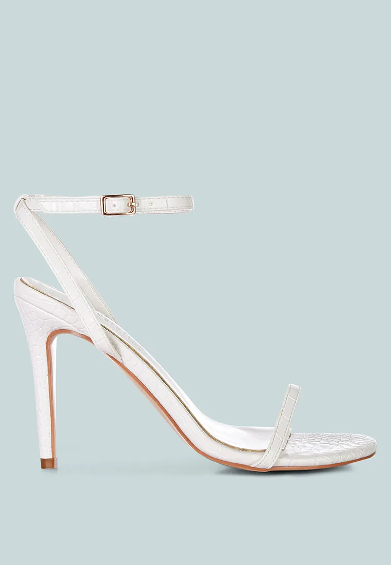 Blondes Croc High Heeled Sandal