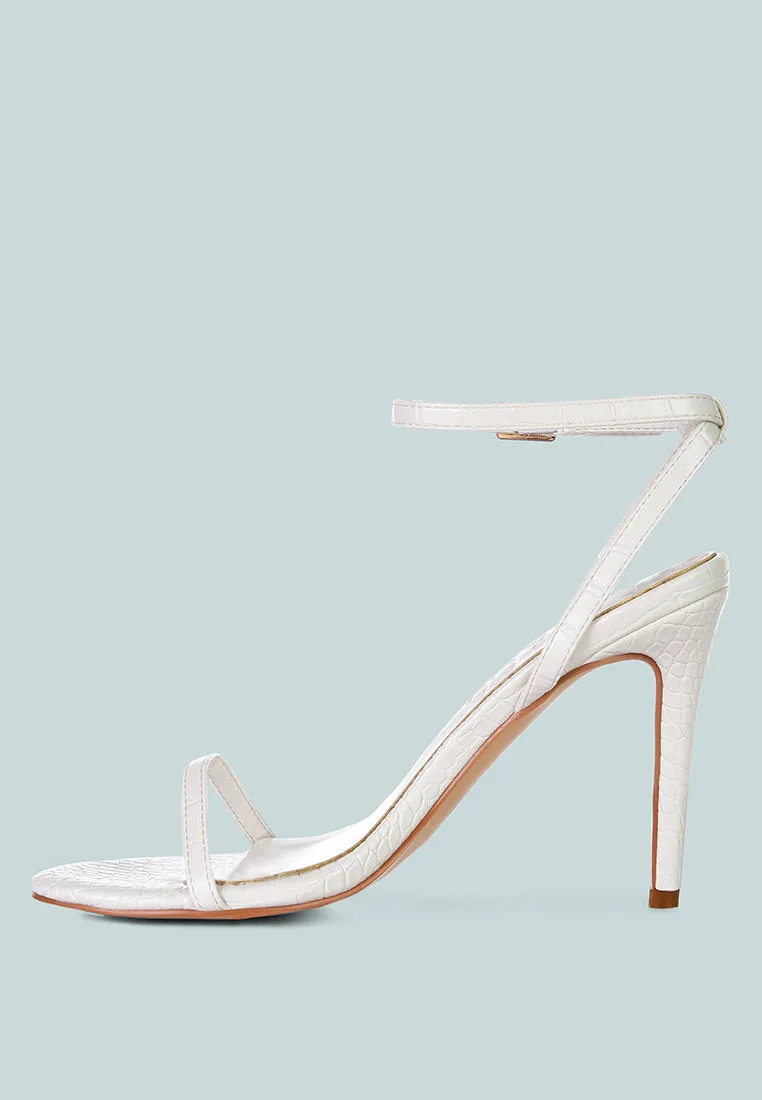 Blondes Croc High Heeled Sandal