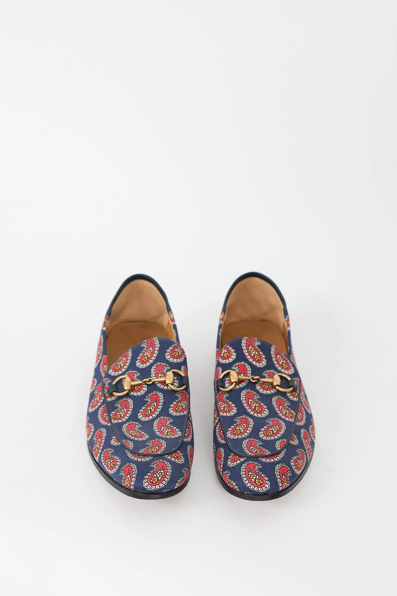 Blue & Red Paisley Canvas Jordaan Loafer