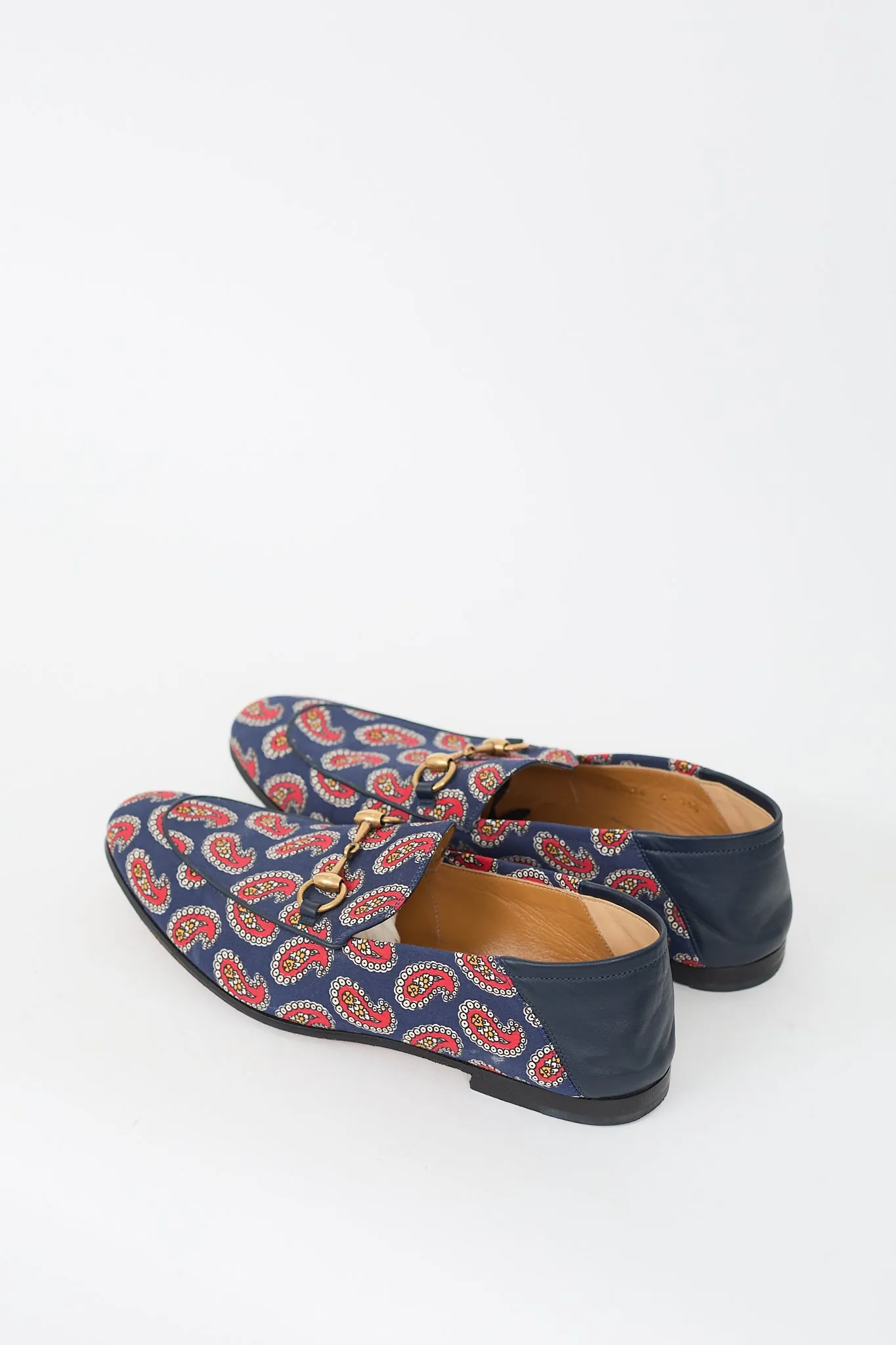 Blue & Red Paisley Canvas Jordaan Loafer