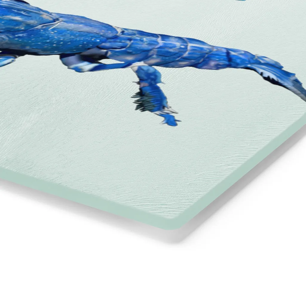 Blue Crawfish Cutting Board