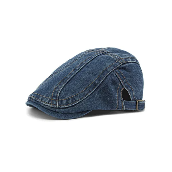 Blue Denim Beret Hat 藍色牛仔貝雷帽 KCHT2438