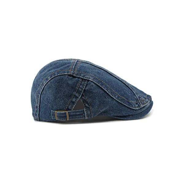 Blue Denim Beret Hat 藍色牛仔貝雷帽 KCHT2438