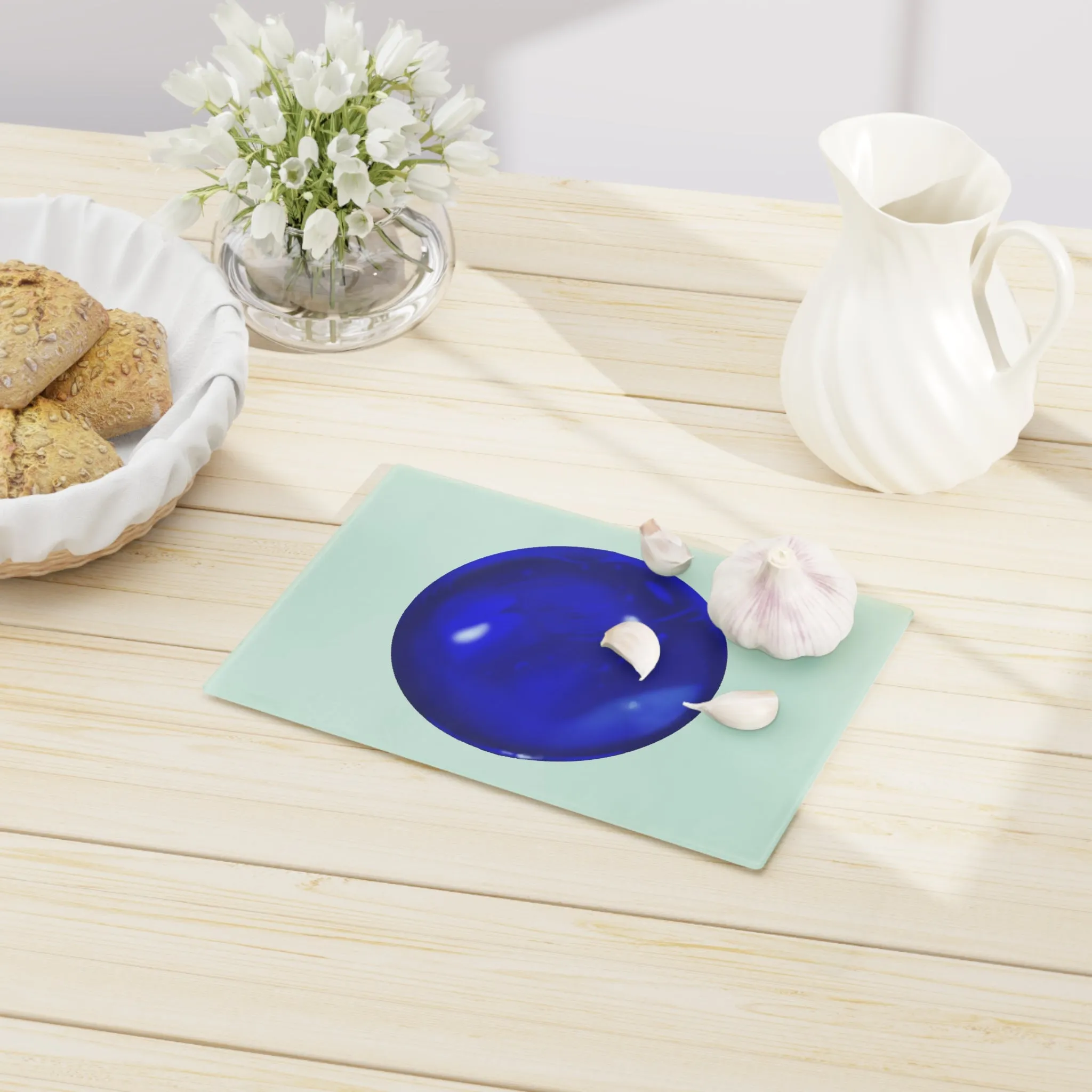 Blue Orb Cutting Board