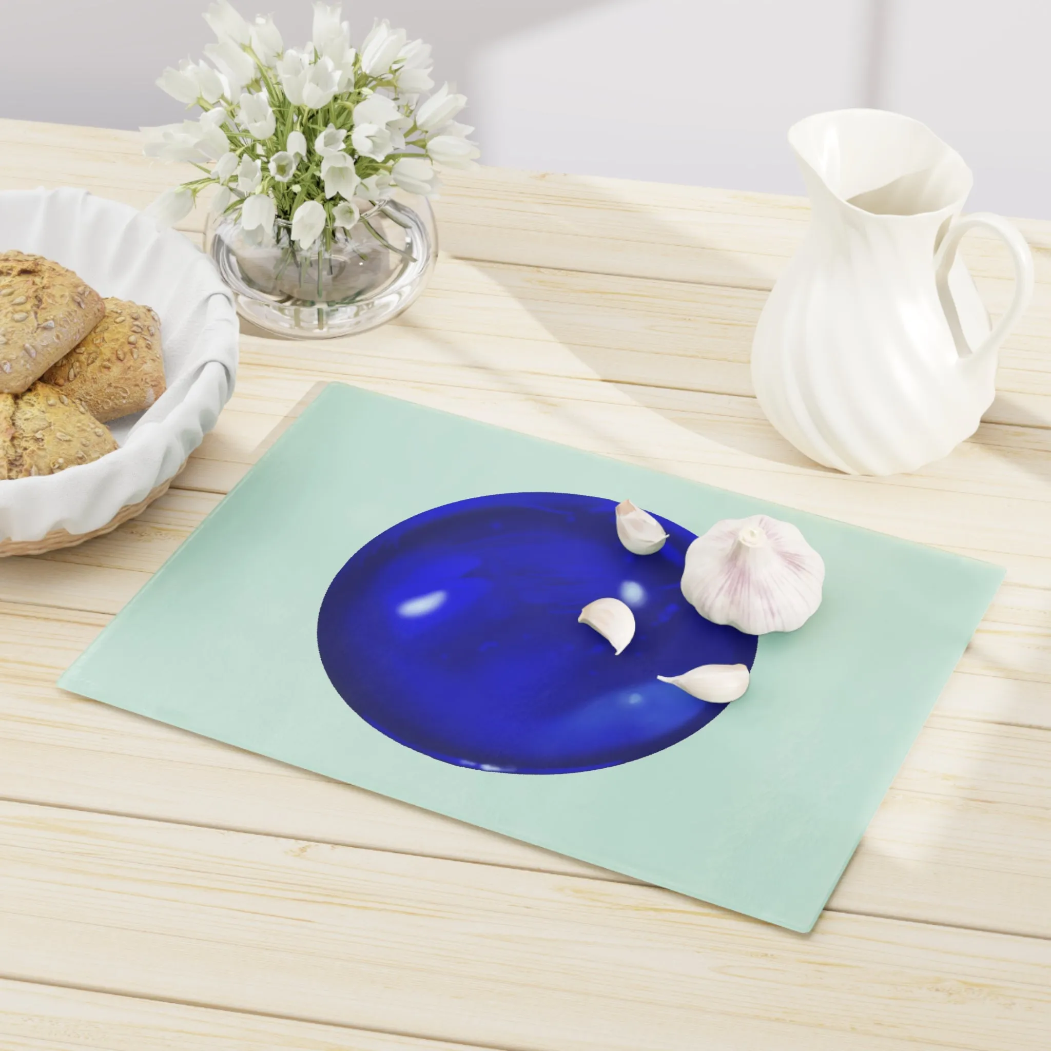 Blue Orb Cutting Board