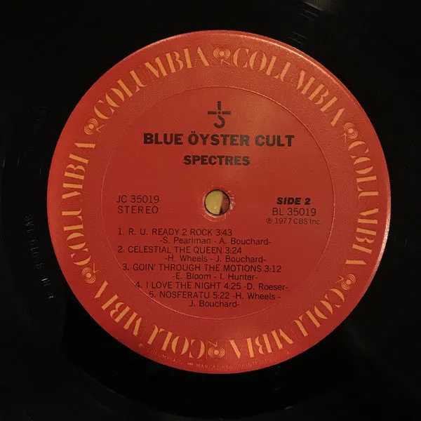 Blue Öyster Cult - Spectres (LP, Album, Pit) (VG )