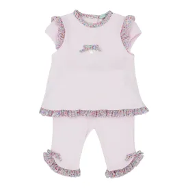 blues baby - Pink 2 piece set, top and leggings