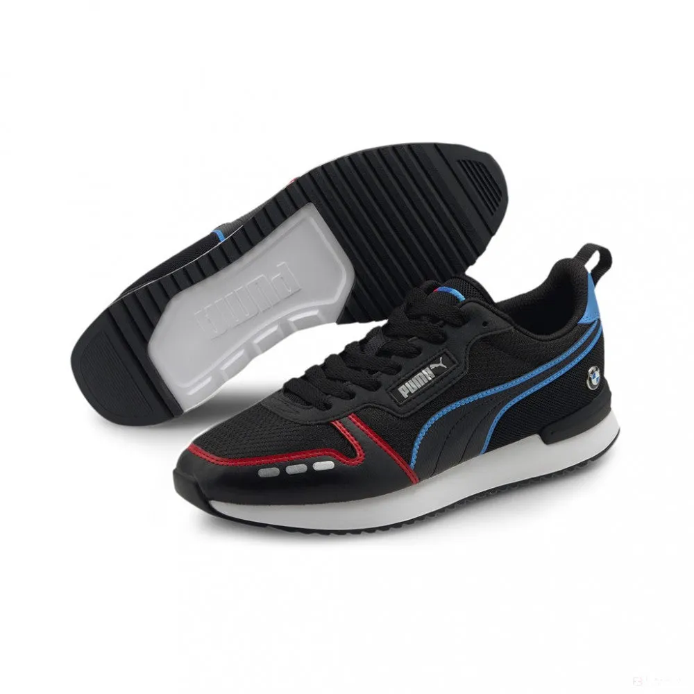 BMW Kids Shoes, Puma R78, Black, 2021