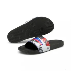 BMW Slippers, Puma BMW MMS Graphic Leadcat FTR, Black, 2021