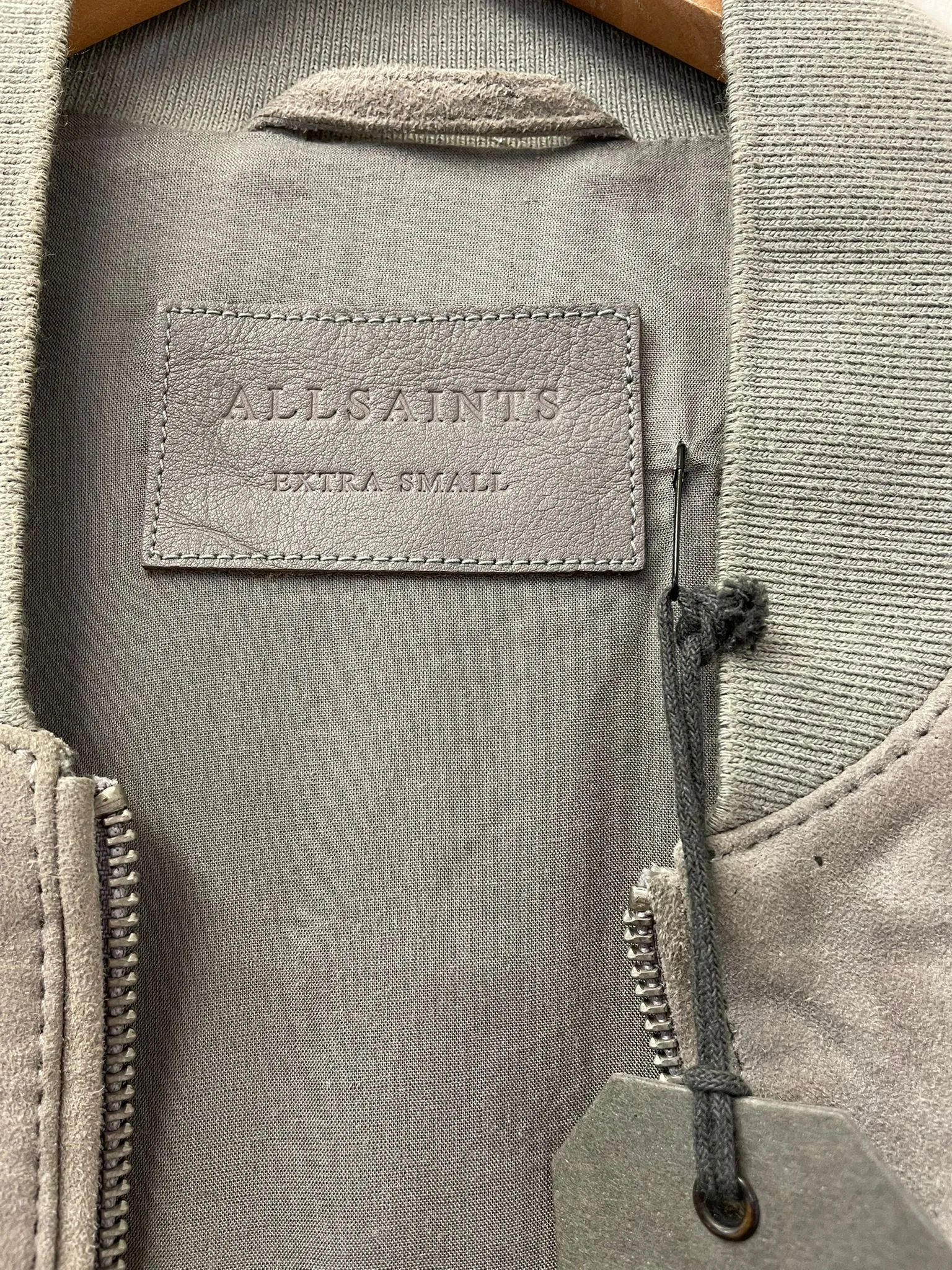 BNWT AllSaints Kemble Suede Bomber Jacket