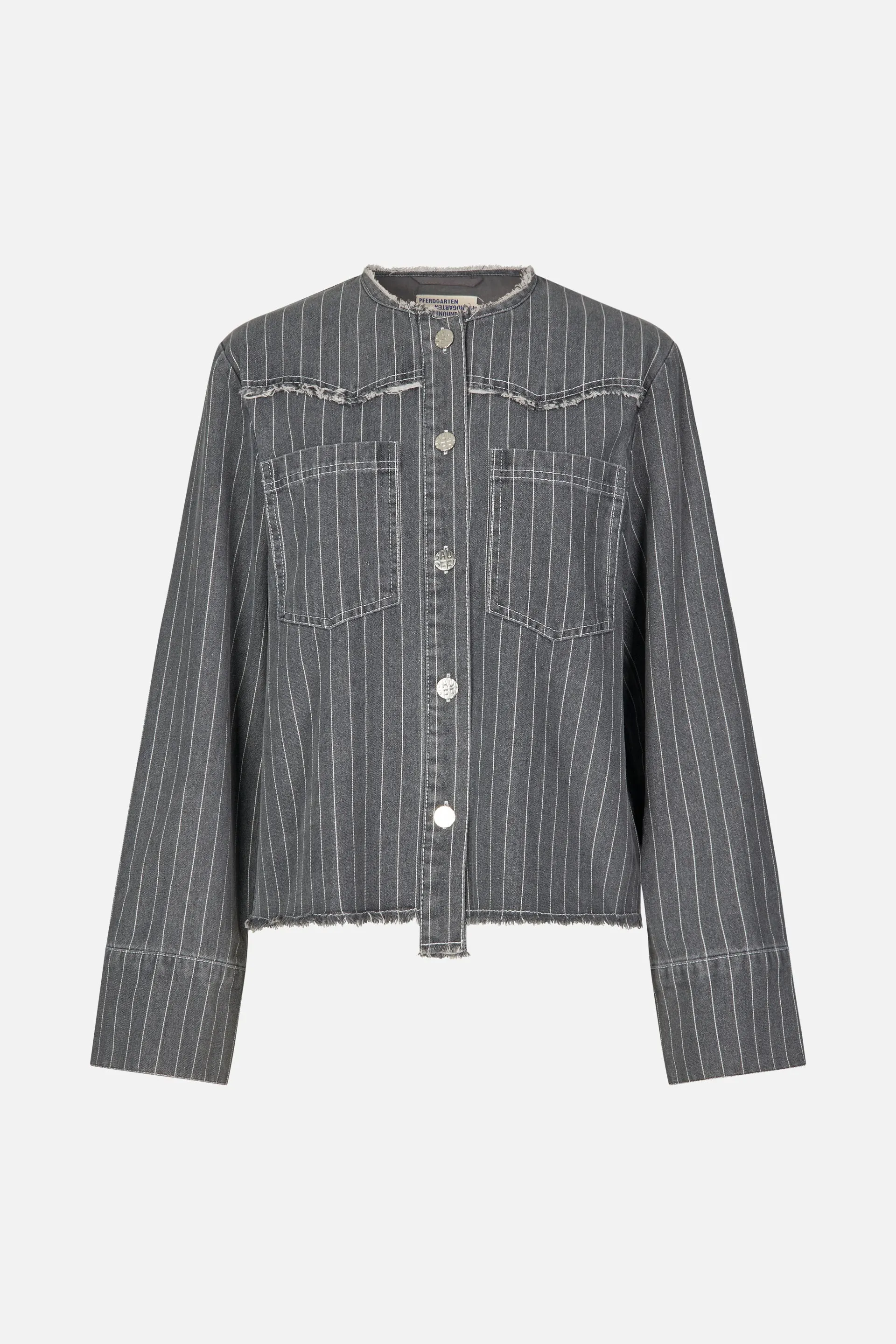 BO | Grey Pinstripe Denim