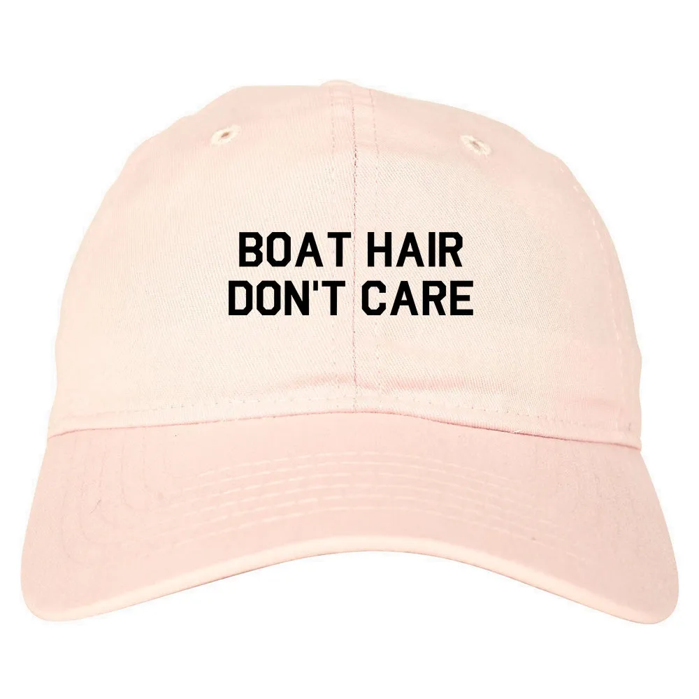 Boat Hair Dont Care Mens Dad Hat Baseball Cap