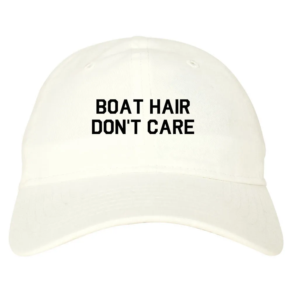 Boat Hair Dont Care Mens Dad Hat Baseball Cap