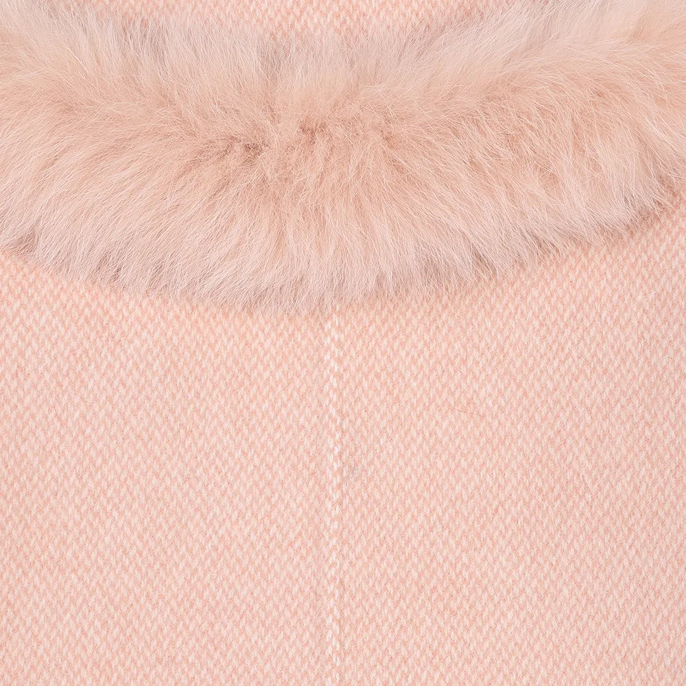 Bobble Babies :: Pompom Cashmere Coat Blush