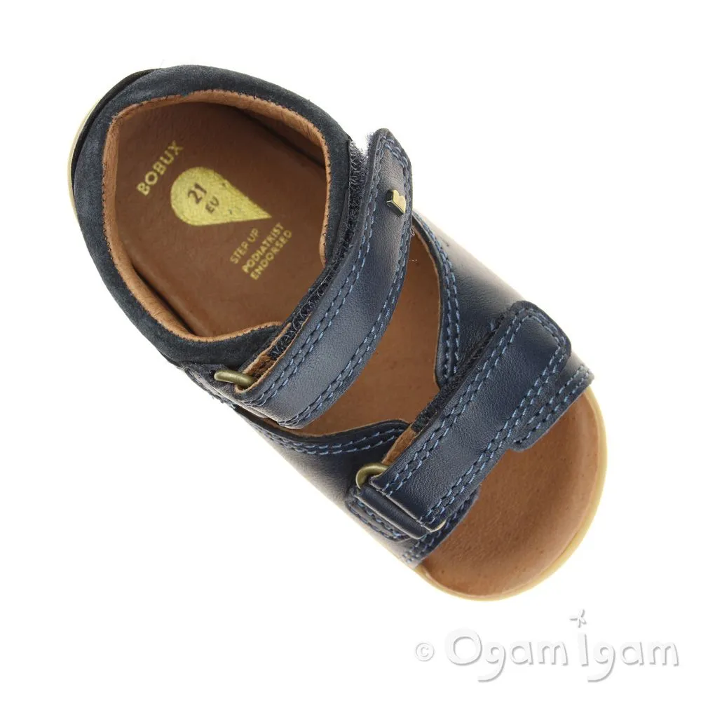 Bobux Driftwood Infant Boys Navy Open-Toe Sandal