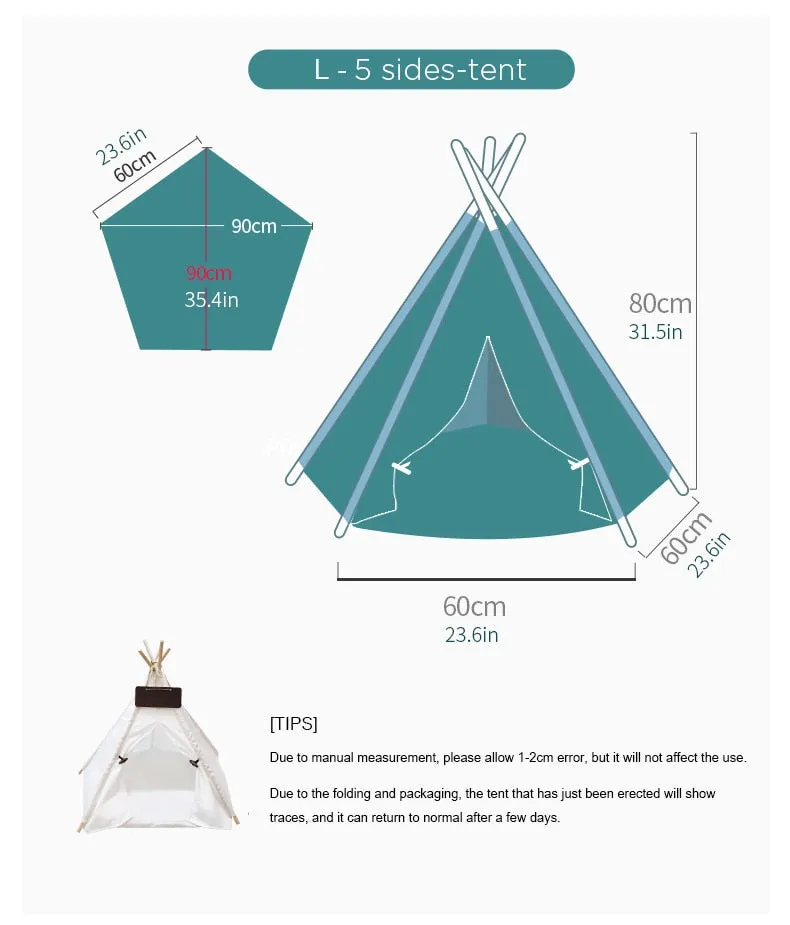 Boho Teepee Pet Bed