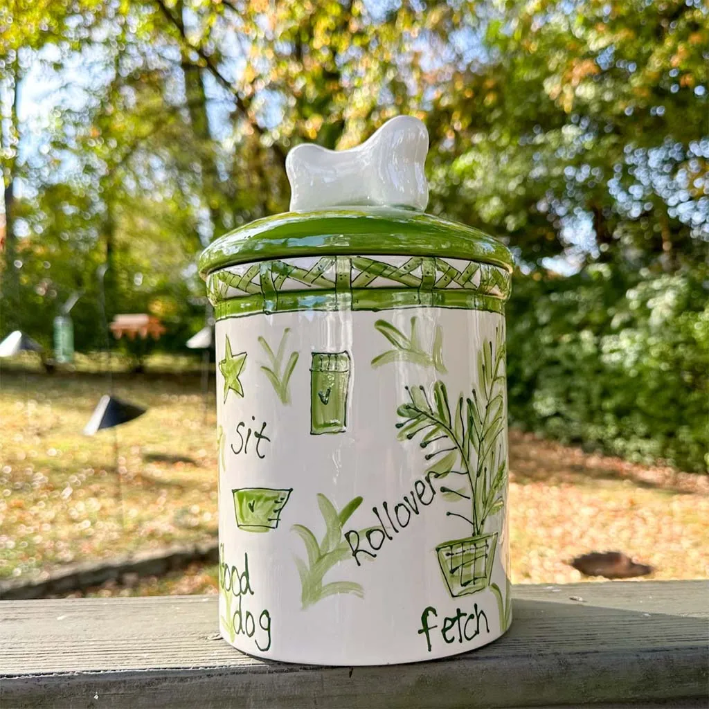 Bone Appétit Chinoiserie Treat Jar