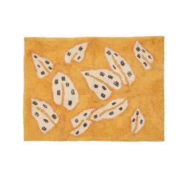 Bonnie & Neil Bath Mat - Spotted Begonia Mustard