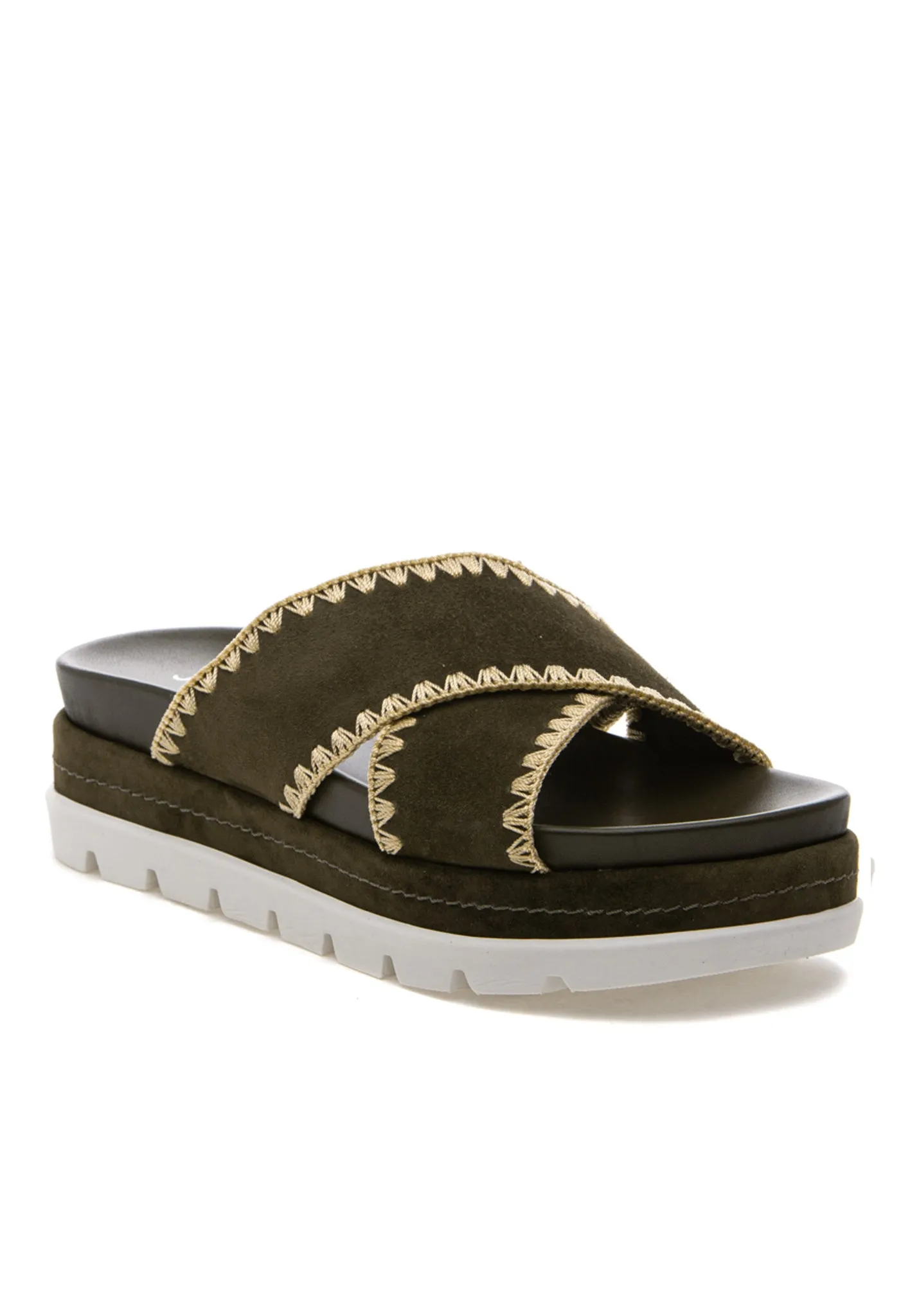 Boo Slide Sandal - Khaki