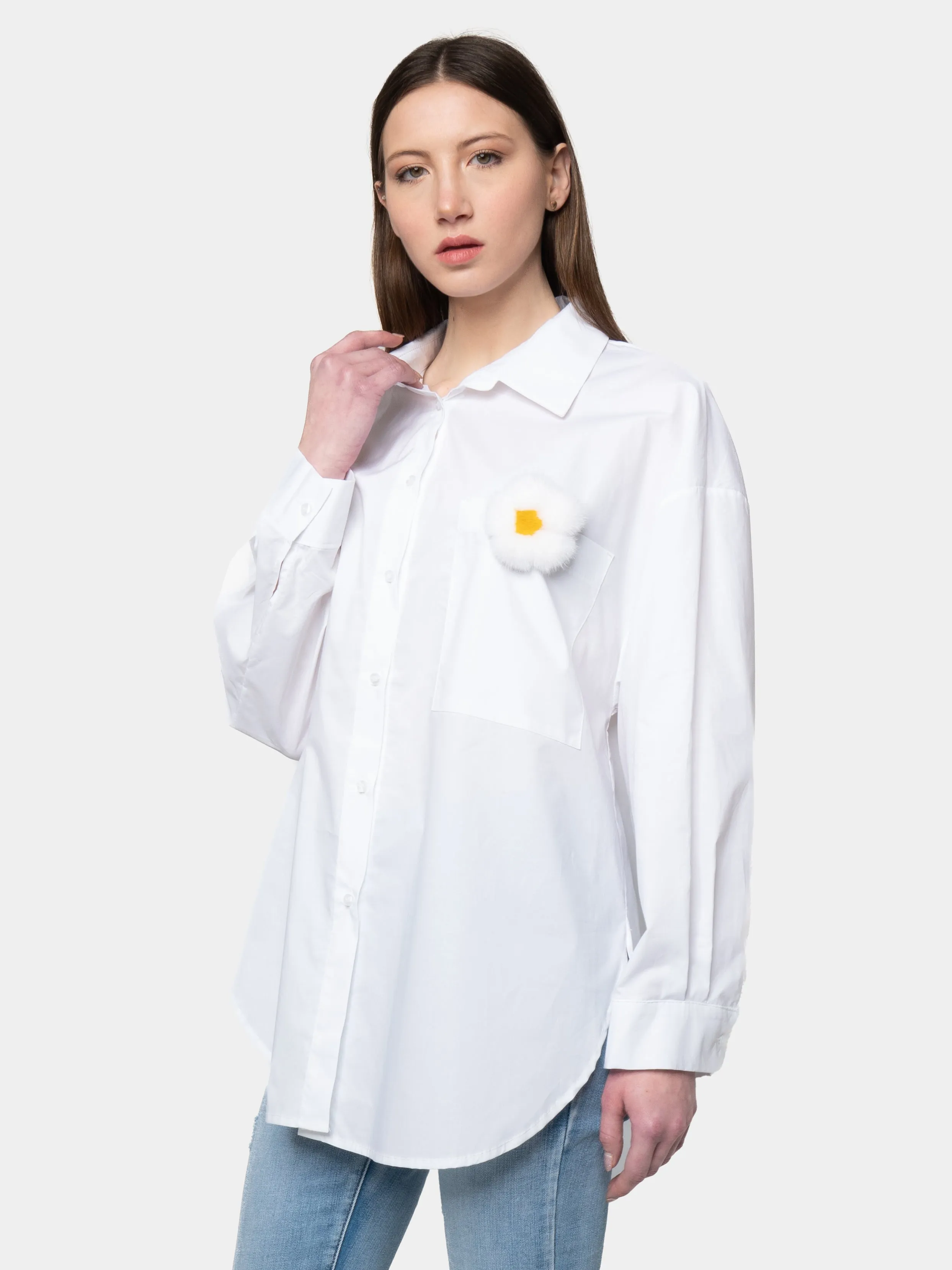 BORABORA - White Cotton Shirt