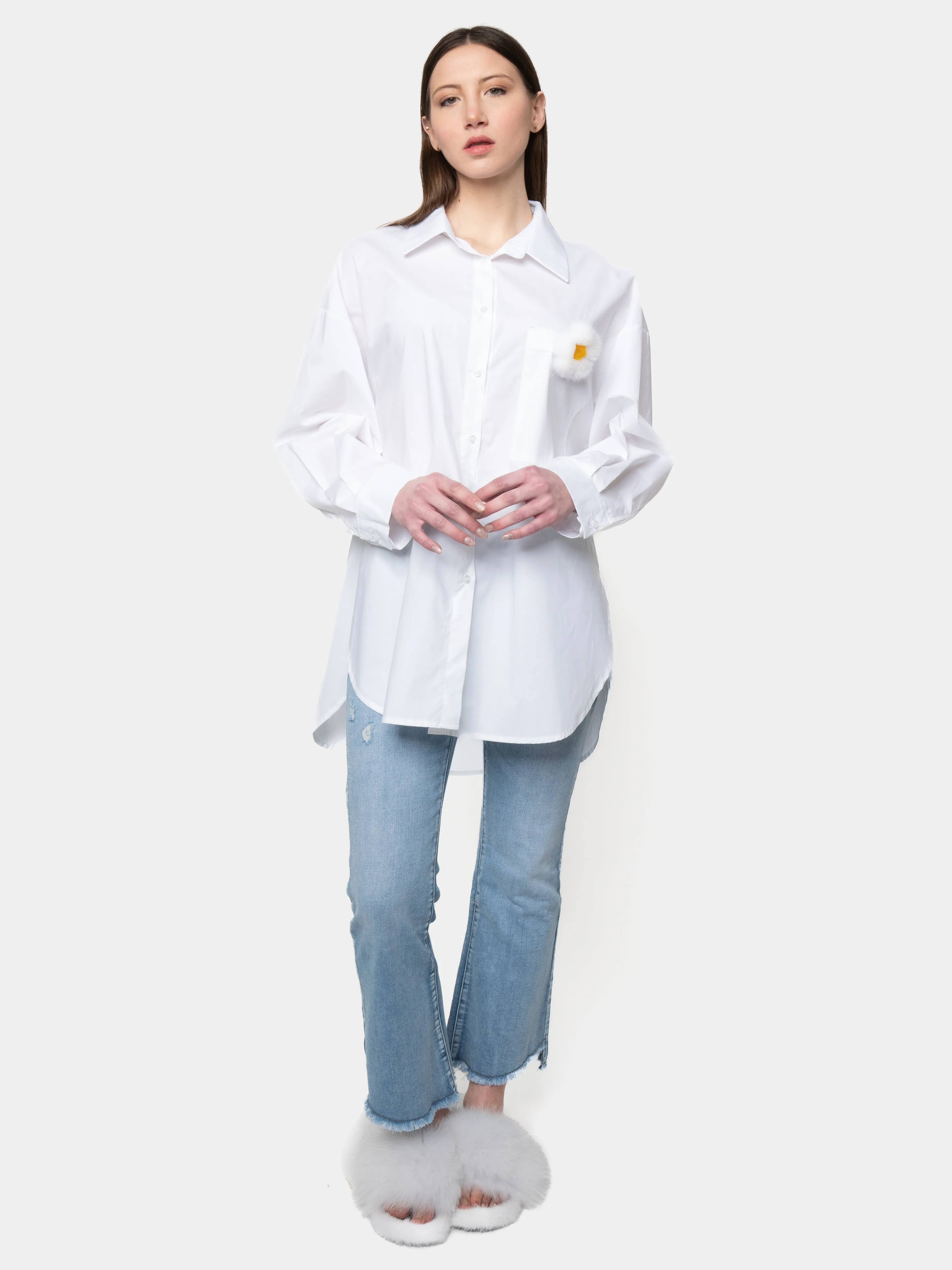 BORABORA - White Cotton Shirt