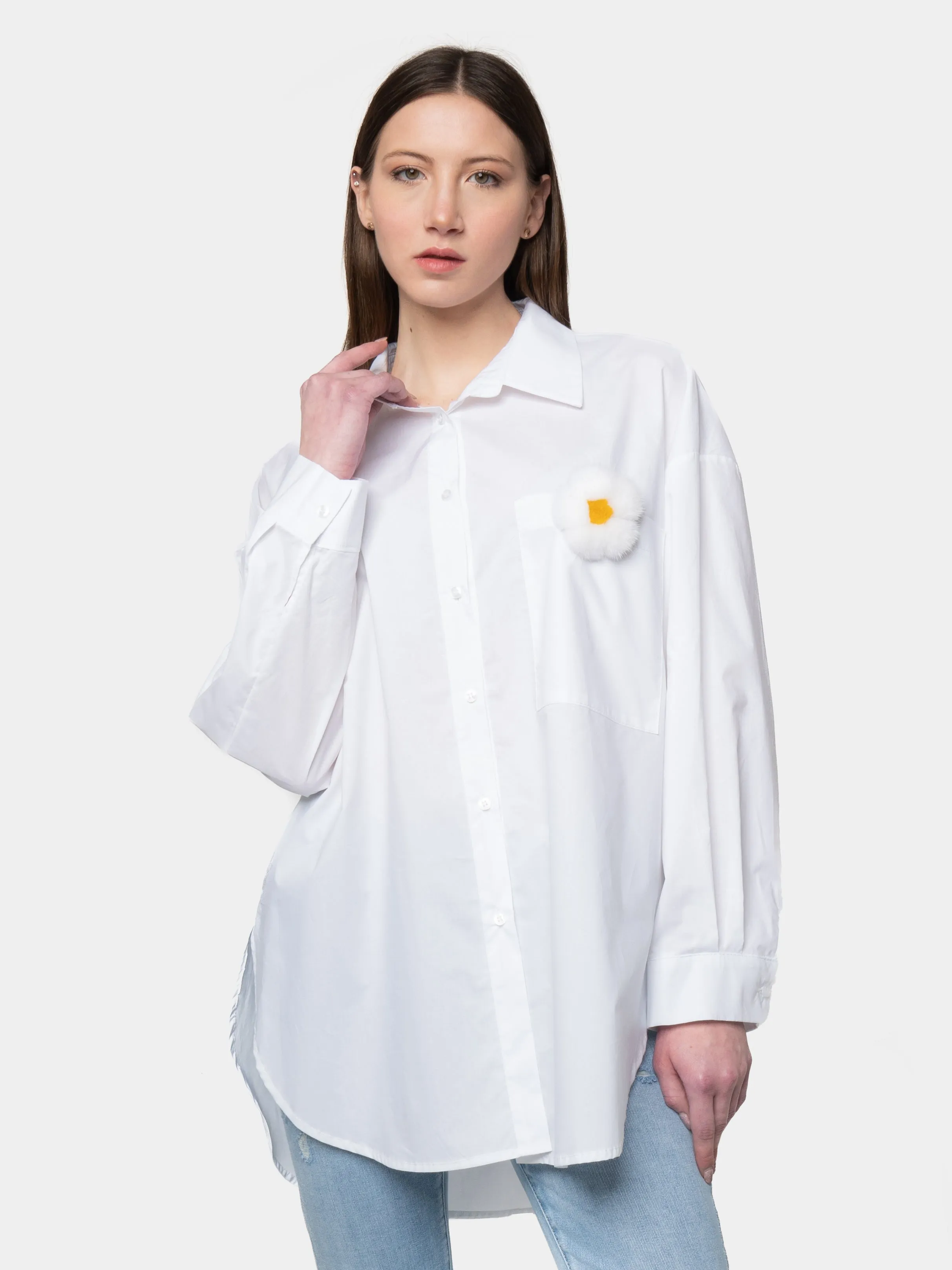 BORABORA - White Cotton Shirt