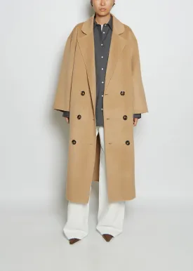 Borneo Wool Cashmere Coat — Beige