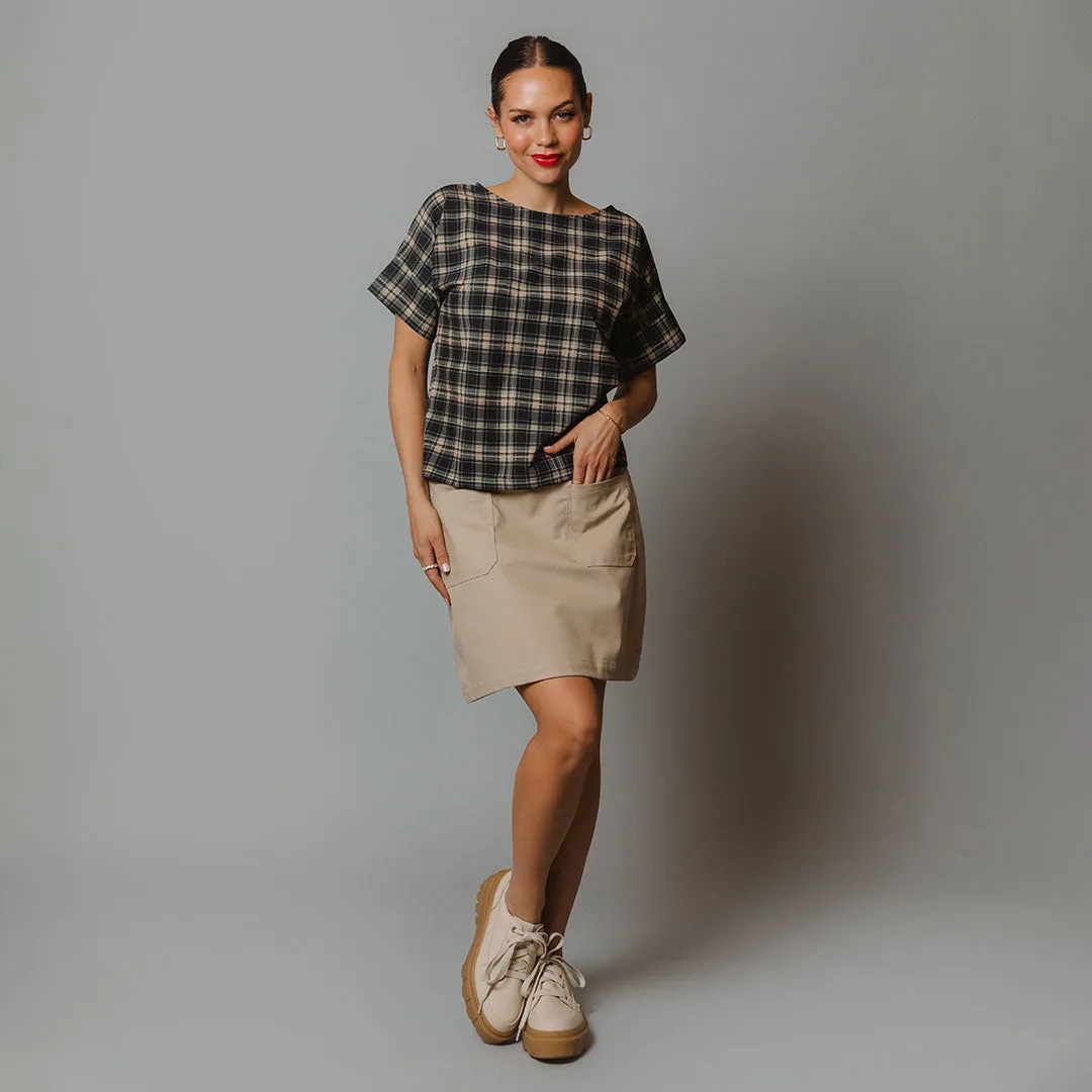 Boss Tee, Bonnie Plaid