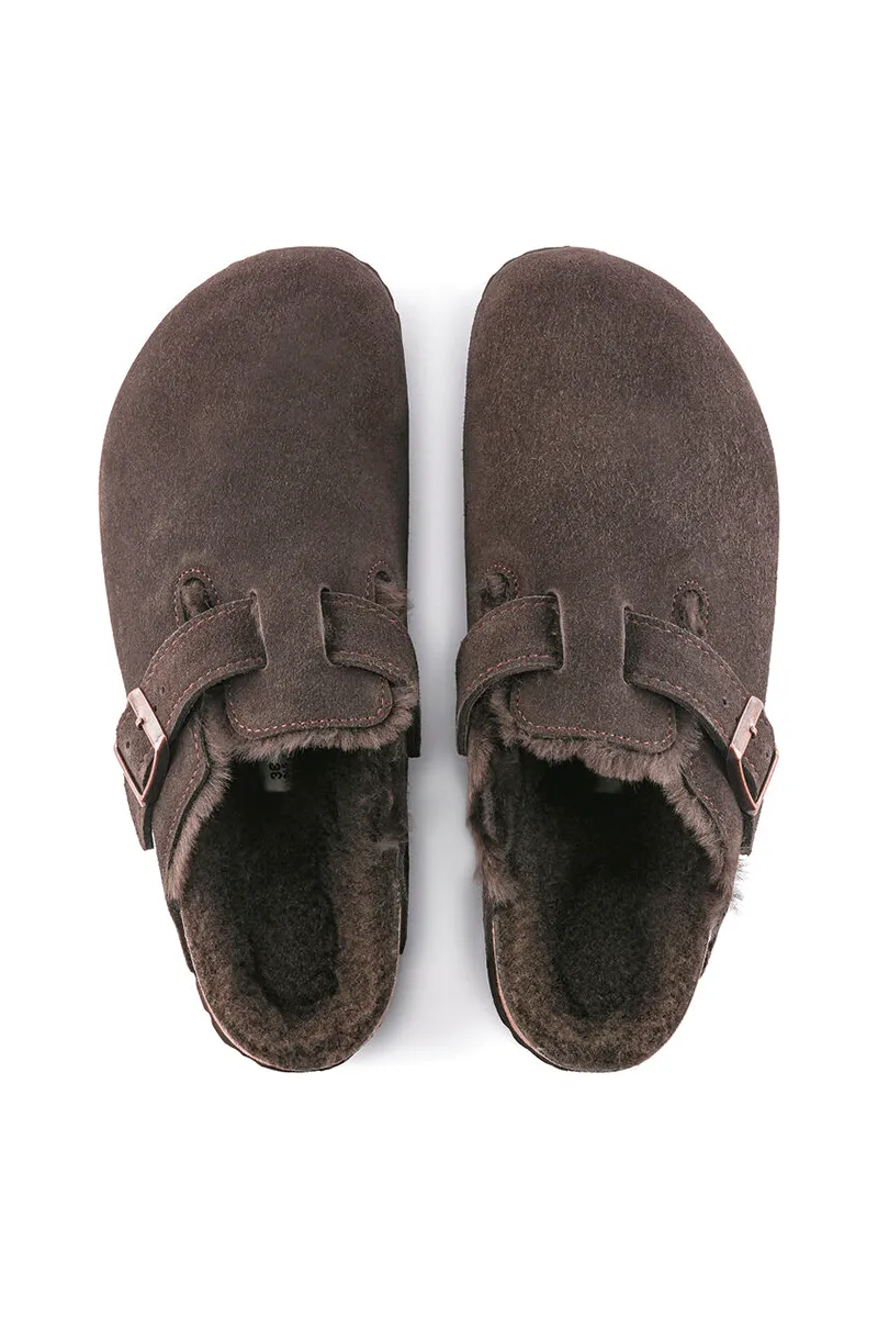 Boston Shearling | Mocca Suede