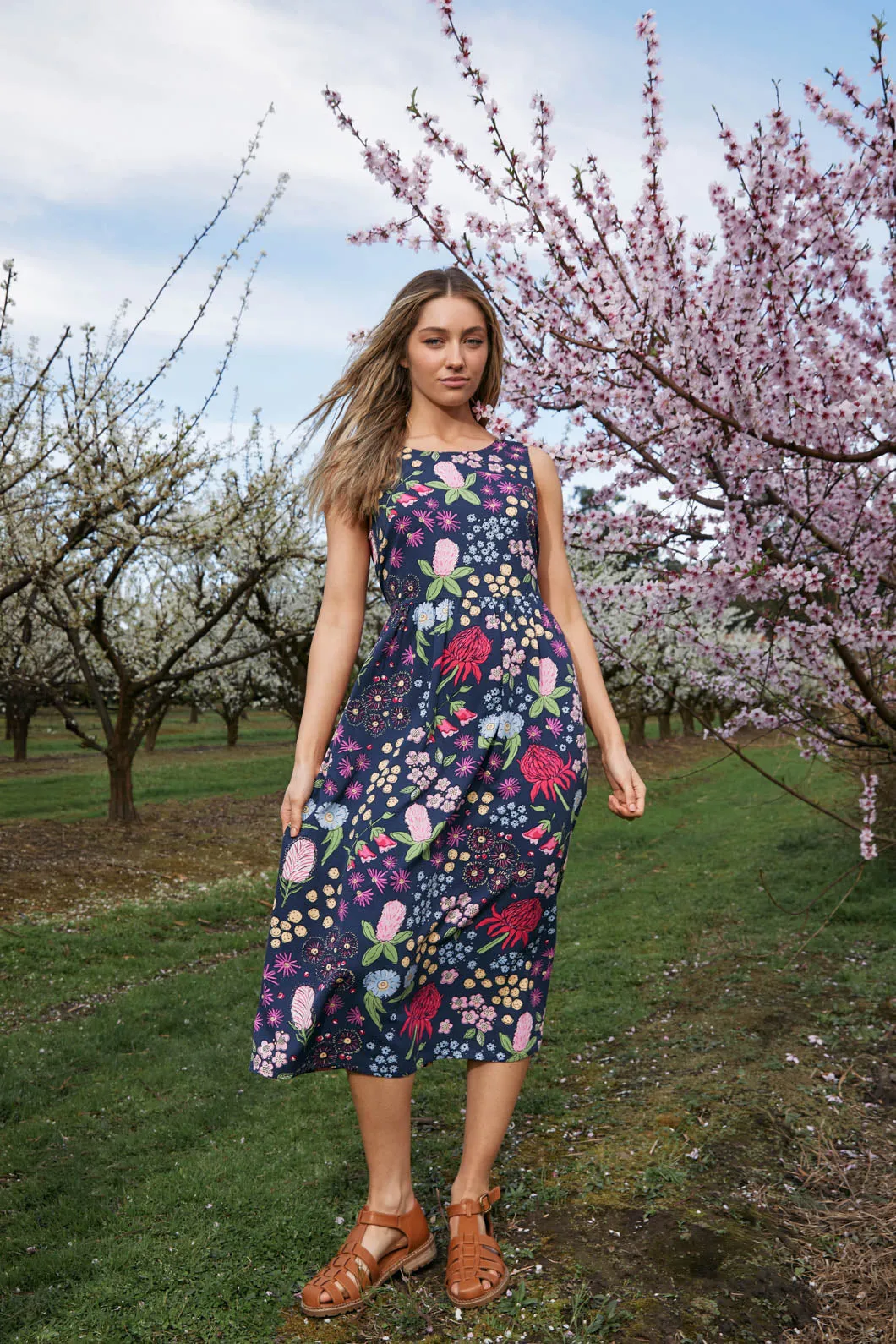 Bouquet Midi Dress