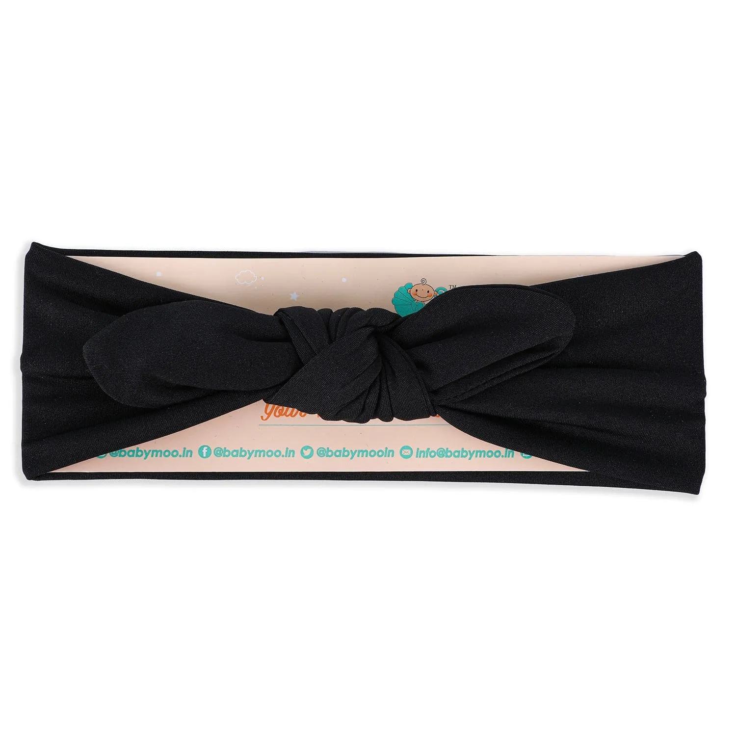 Bow Knot Headband - Black