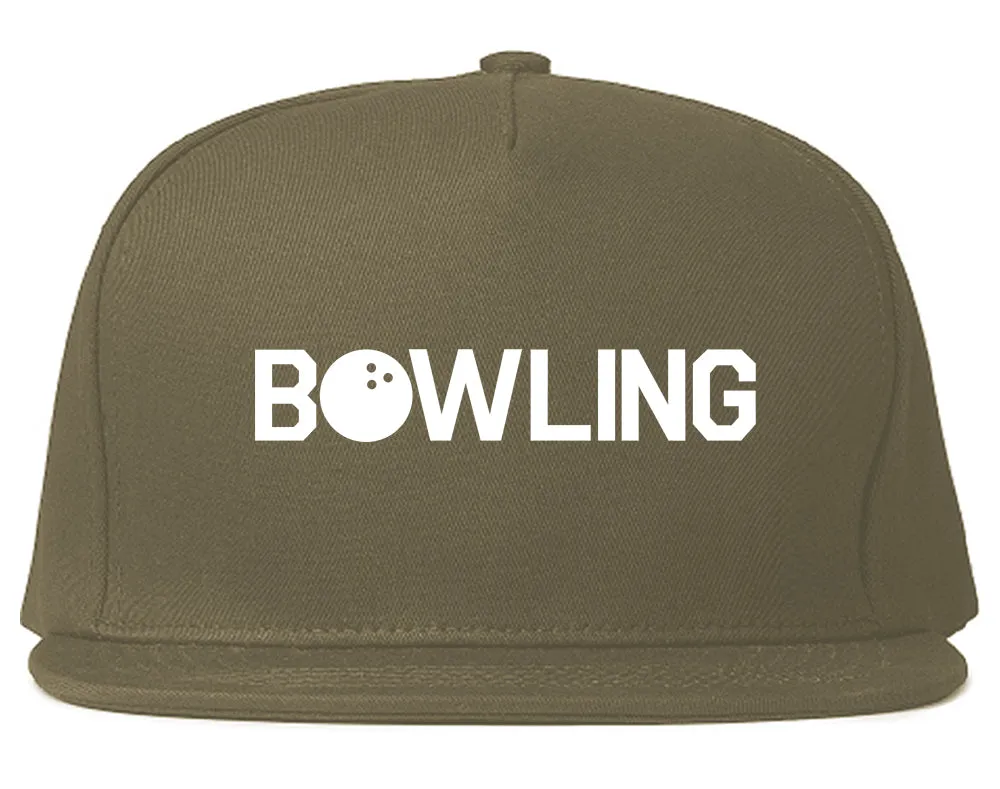 Bowling Mens Snapback Hat