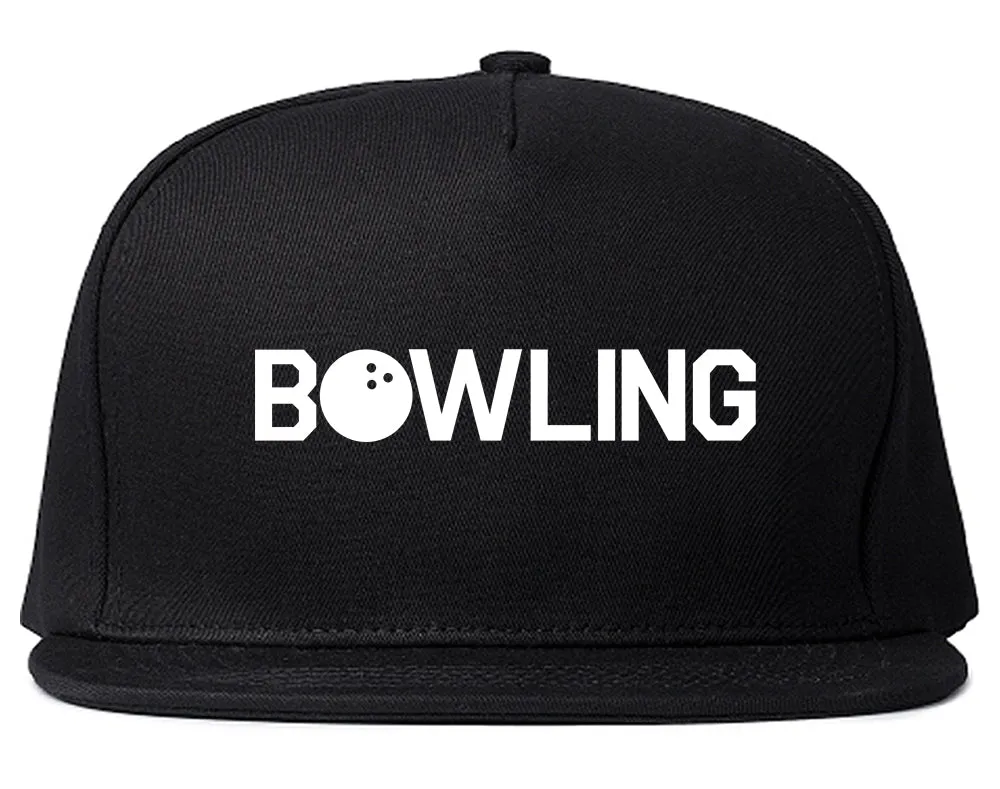 Bowling Mens Snapback Hat