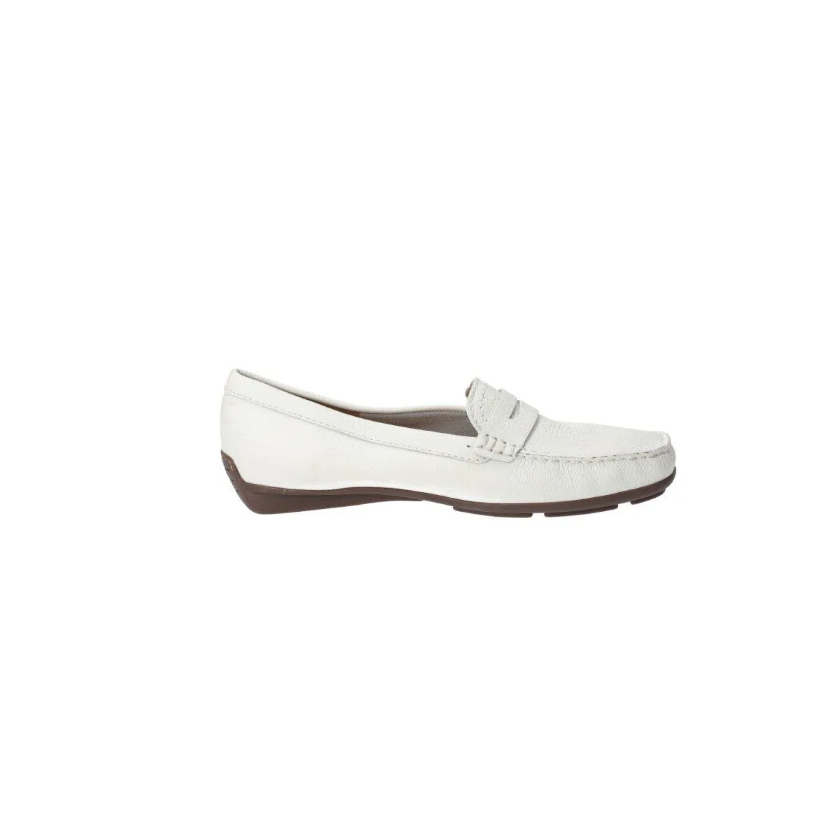 Boxx Casual Slipon Loafers Leather White Colour For Women