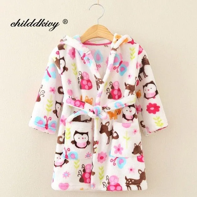 Boys and girls Flannel pajamas/Rob for Winter - Sleepwear/Robe