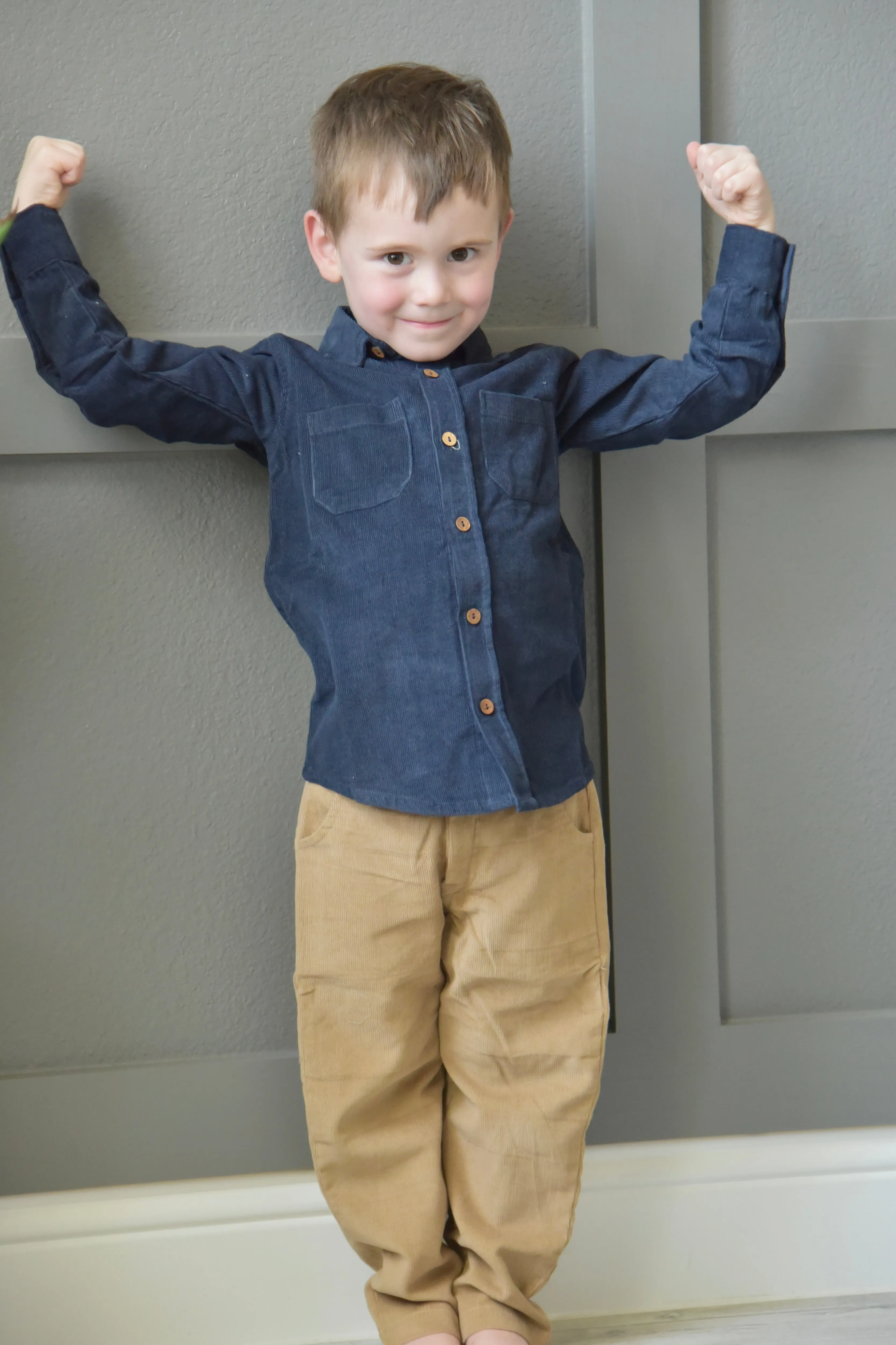 Boys Corduroy Pants - Camel