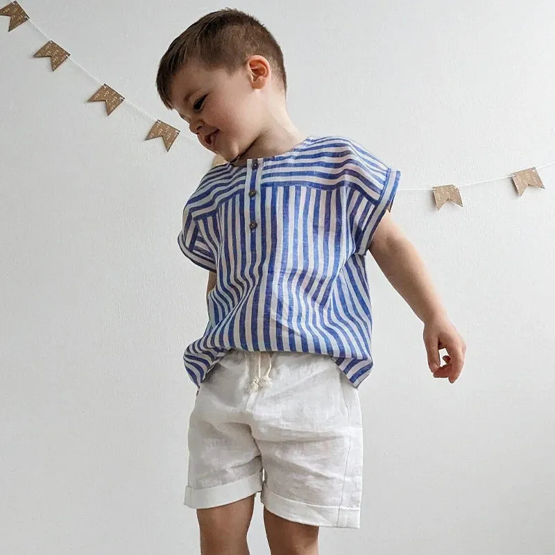 Boys Round-Neck Shirt