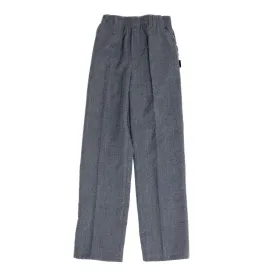 BOYS SCHOOL TROUSERS <BR>
Boy's Fully Elasticated Waist Trousers <BR>
Navy & Grey <BR>