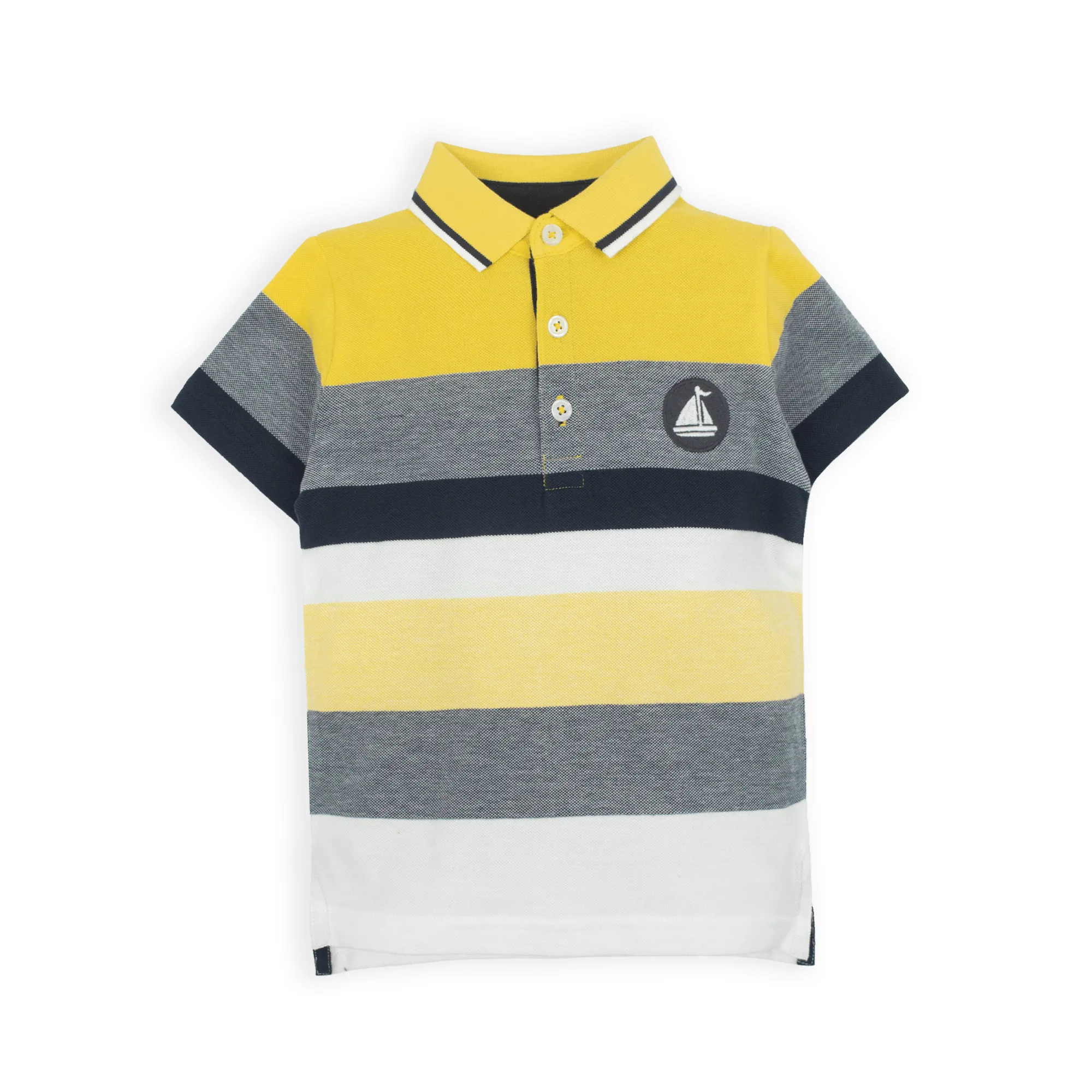 BOY'S SUPER SOFT STRIPER POLO SHIRT