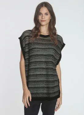 Brandy Mesh Tunic - Black