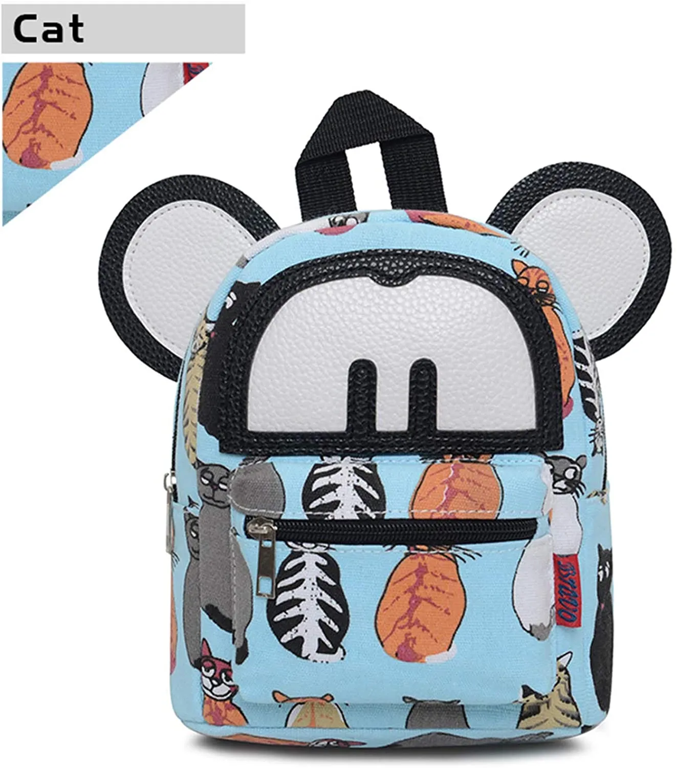 Bravo BTS Mini Ears Backpack, 9" (Cat)