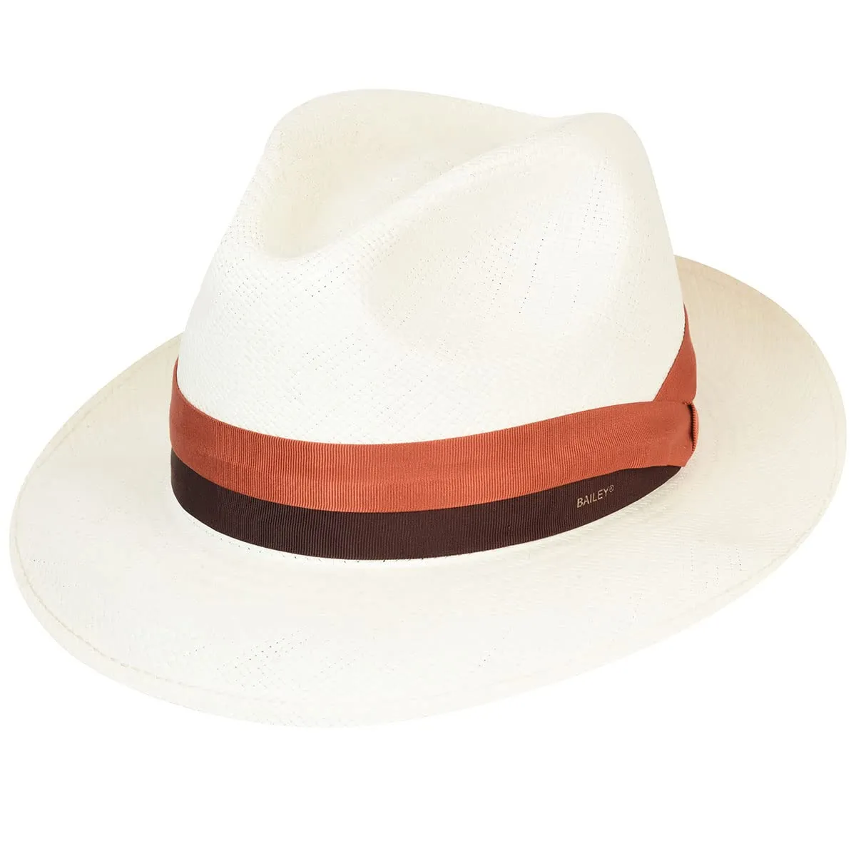 Breathable Classic Cuban Panama Fedora-Brown