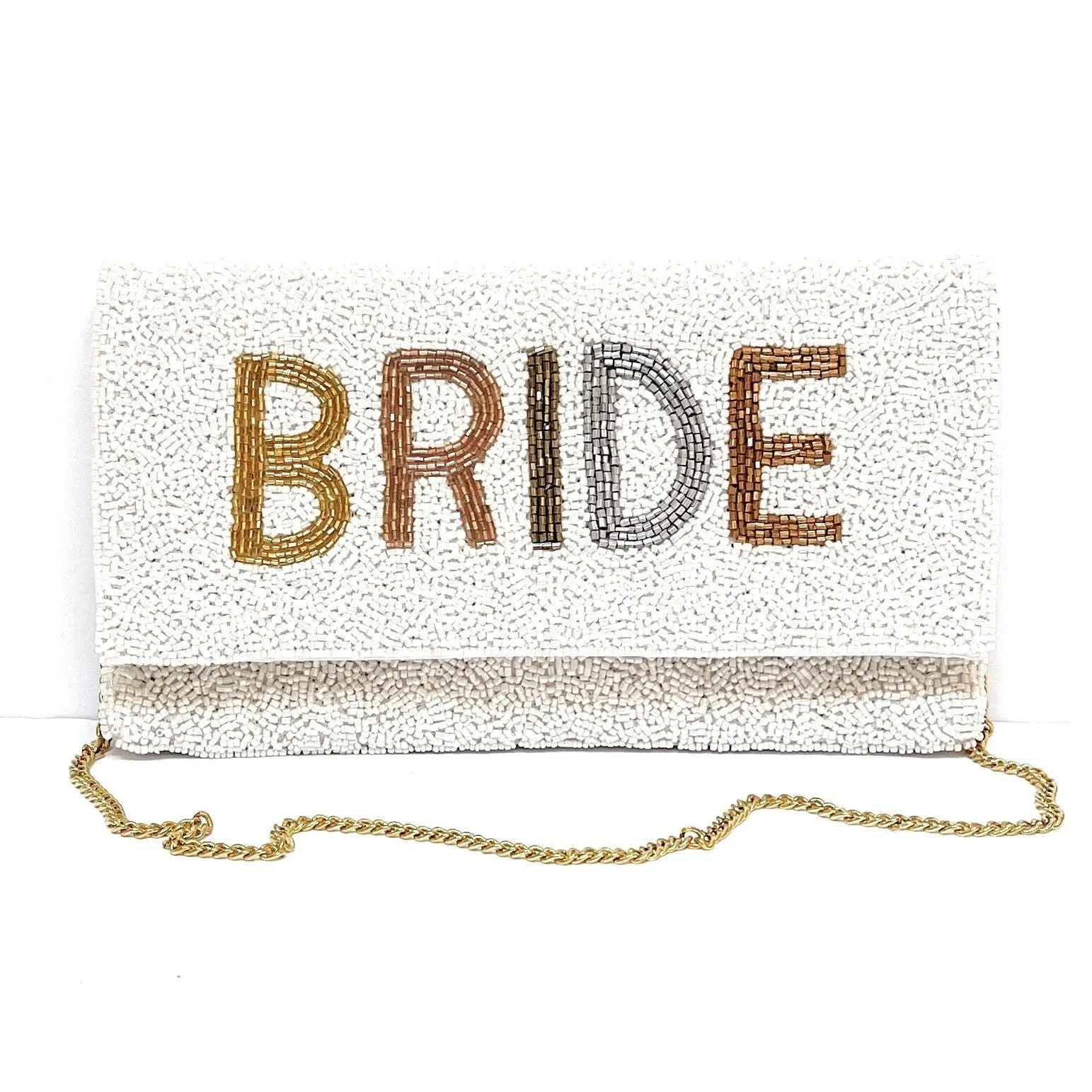 Bride Beaded Clutch Purse