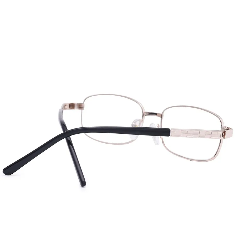 Brightzone Unisex Full Rim Square Alloy Reading Glasses