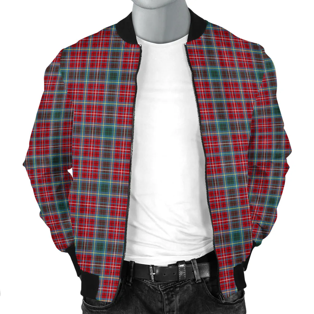 British Columbia Province Canada Tartan Bomber Jacket