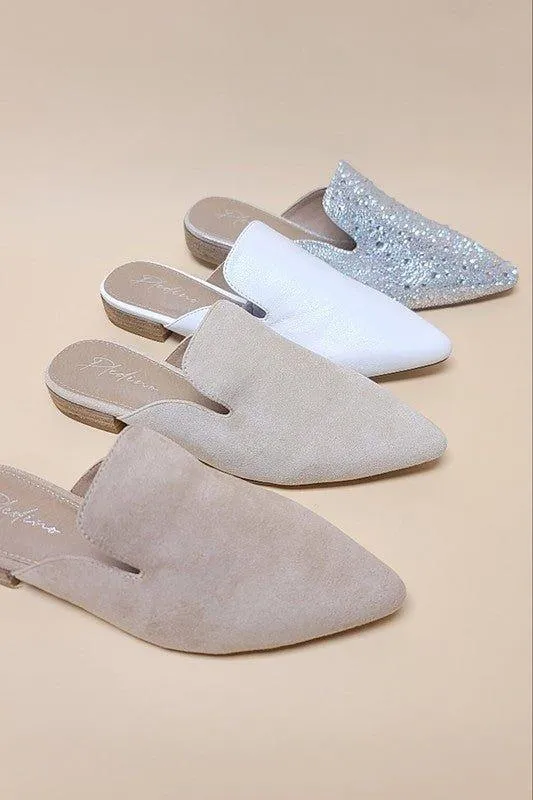 Brittany Mule Flats Slip On