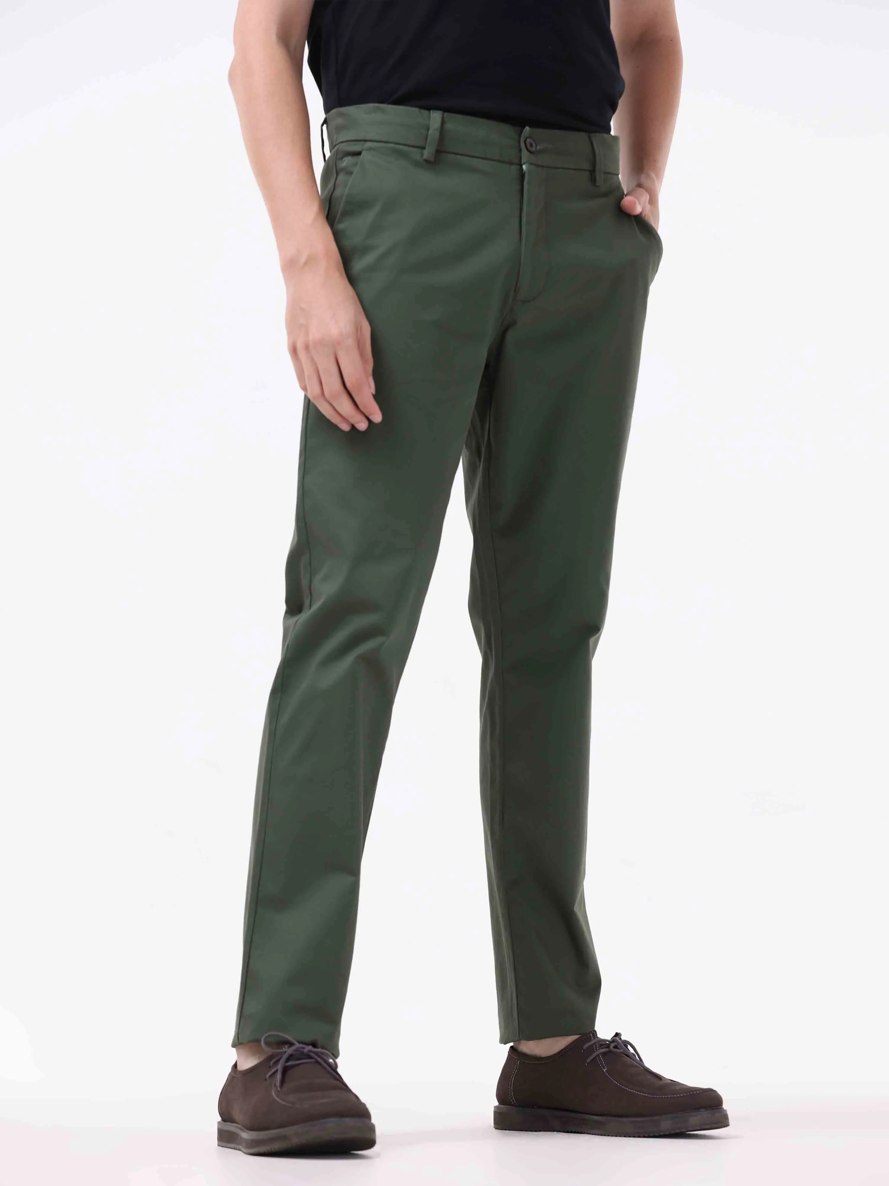 Broken Signature Pine Olive Chino