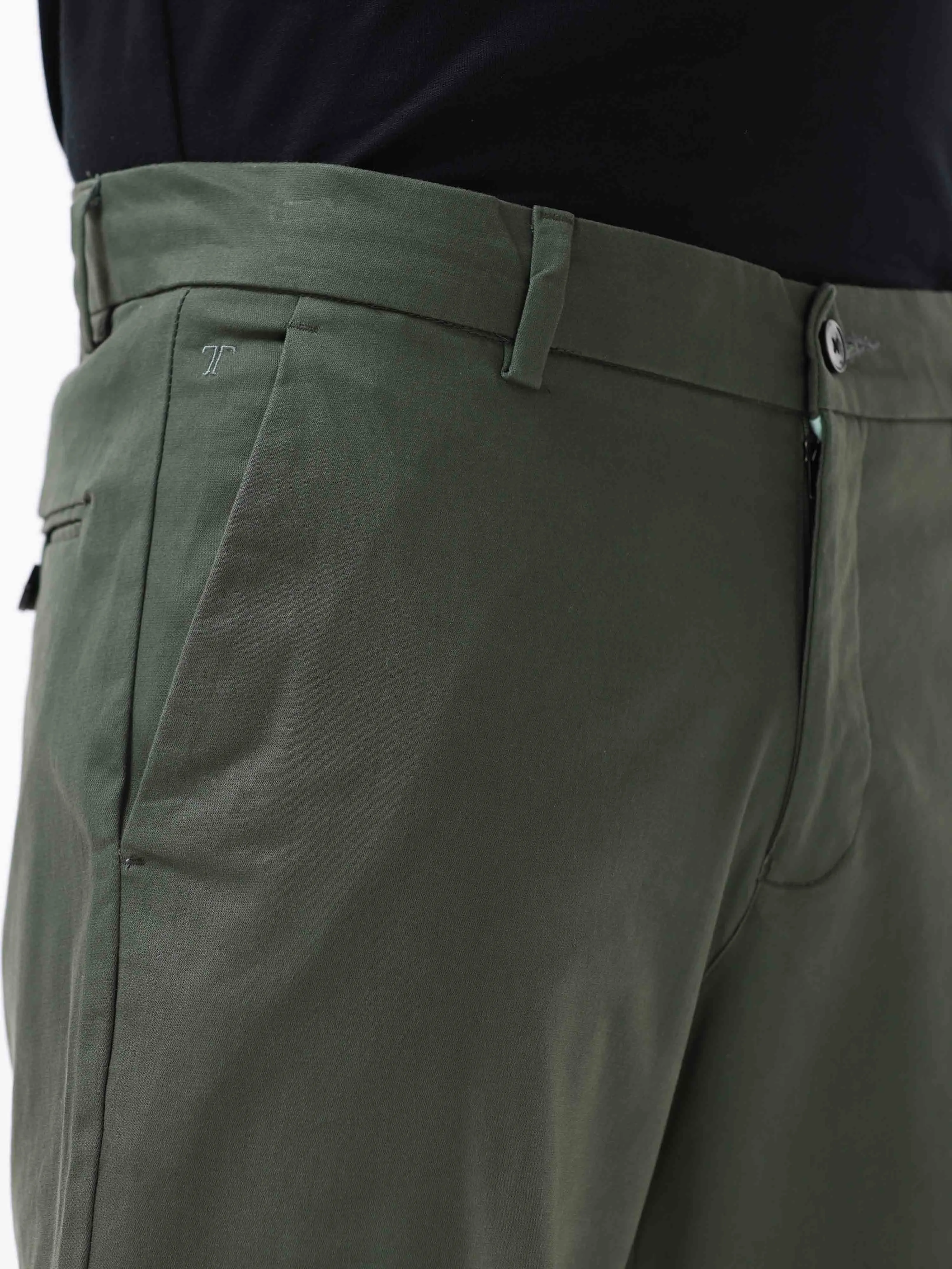 Broken Signature Pine Olive Chino